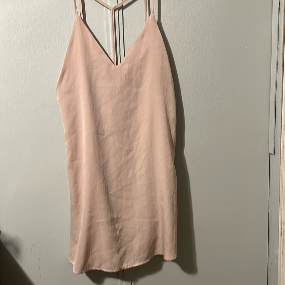 Small silk dress with built in slip super cute